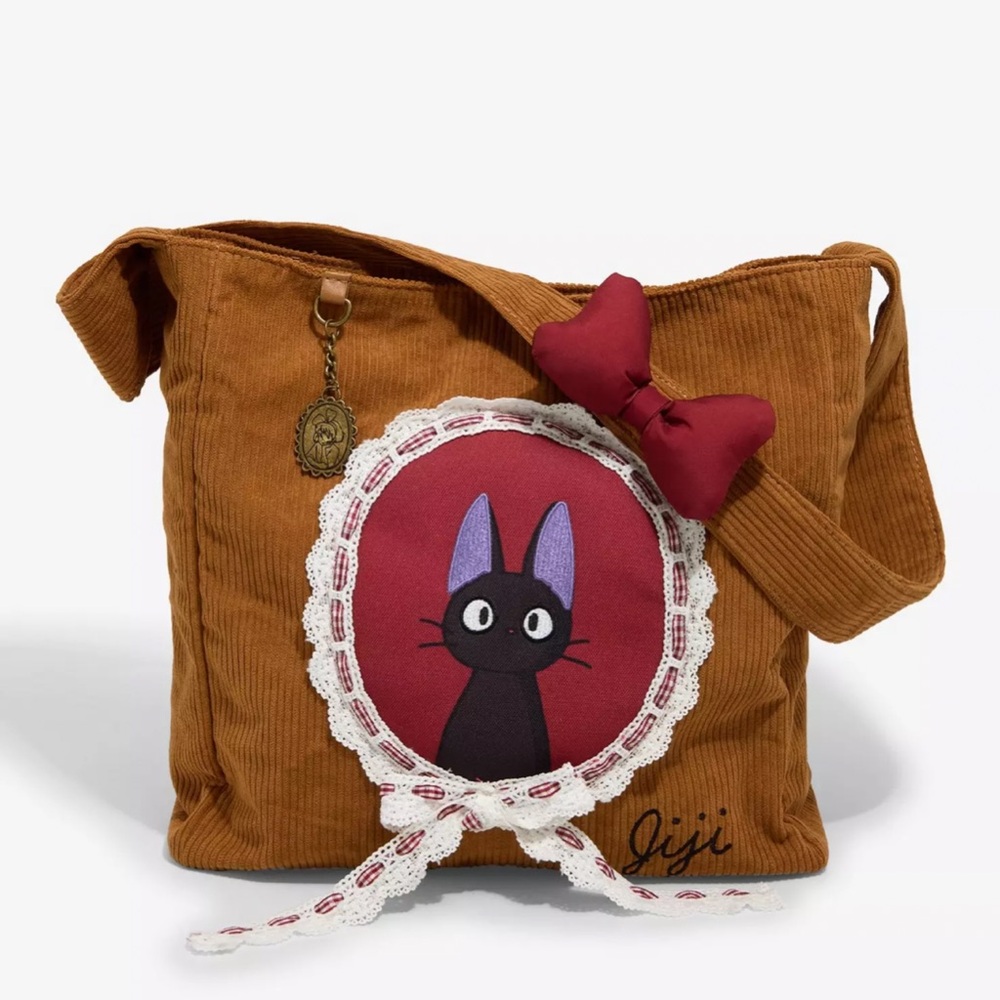 Her Universe Studio Ghibli® Kiki's Delivery Service Jiji Corduroy Shoulder Bag